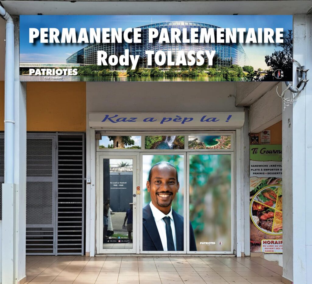 Façade de la permanence du député Rody Tolassy